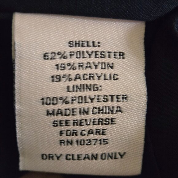 Nanette Lepore Tweed Frayed Blazer In Very Black Lady Jacket Pearl Button Size M - Picture 9 of 9